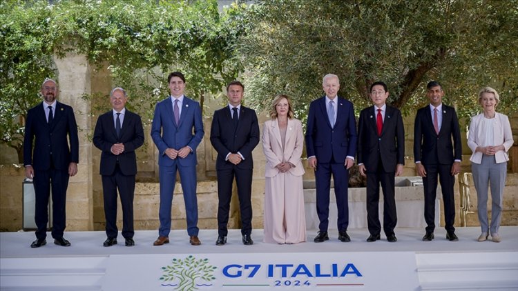 G7 Liderler Zirvesi'nde İsrail'e tam testek yinelendi