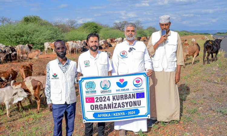 IHO Ebrar kurban organizasyonu için Kenya'da