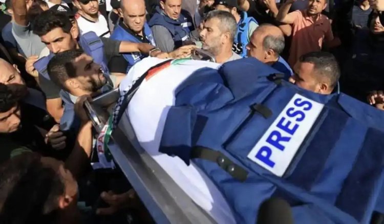 Gazze'de katledilen gazetecilerin sayısı 152'ye yükseldi