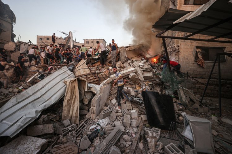 İşgalci İsrail, Gazze'de bir eve saldırdı 2'si çocuk 4 kişi şehid oldu