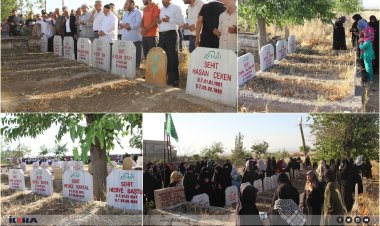 Tepeköy mayın şehidleri kabirleri başında anıldı