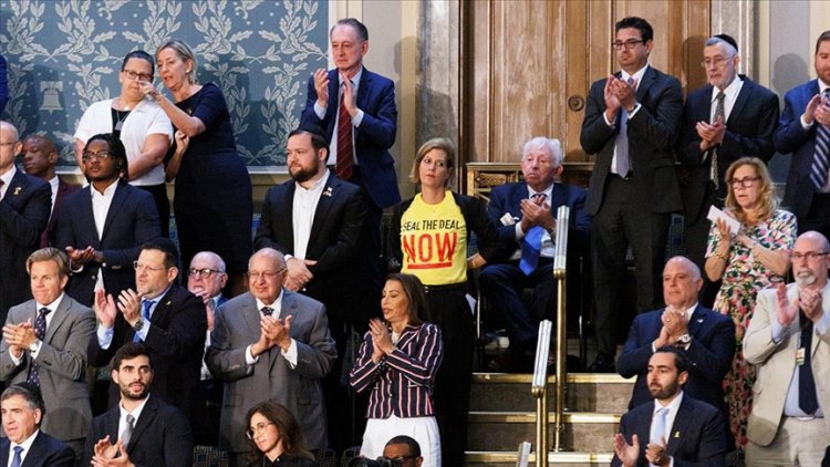 ABD Kongresinde soykırımcı Netanyahu'yu protesto eden esir yakınları mahkemeye çağrıldı