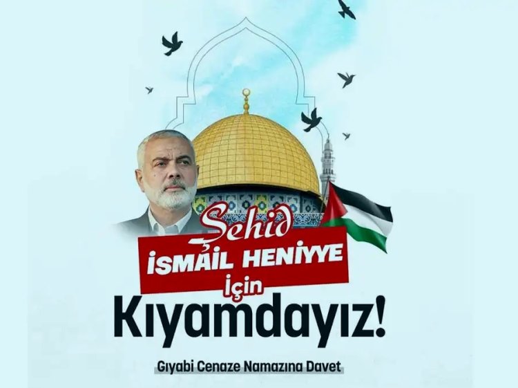 Şehid İsmail Heniyye için Diyarbakır Ulu Camiinde gıyabi cenaze namazı kılınacak