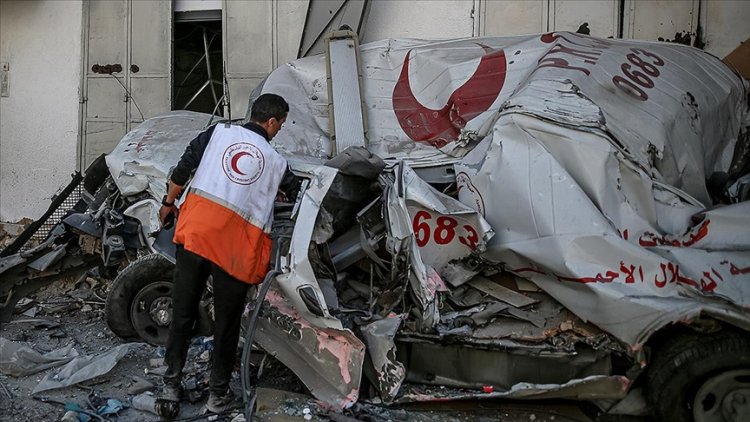 Gazze'de bugüne kadar yüzlerce sağlık çalışanı ve insani yardım görevlisi katledildi