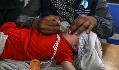 DSÖ: Gazze'de çocuk felci aşısı olan çocuk sayısı 161 bini aştı