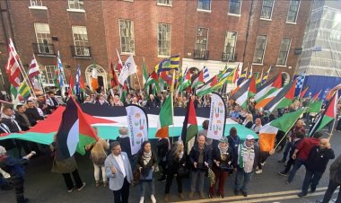 İrlanda'da İsrail'in işgal ürünlerinin yasaklanması için yürüyüş düzenlendi