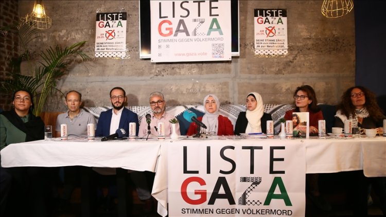 Avusturya'da 29 Eylül'de yapılacak seçimde yarışacak "Liste Gaza'nın" adayları tanıtıldı