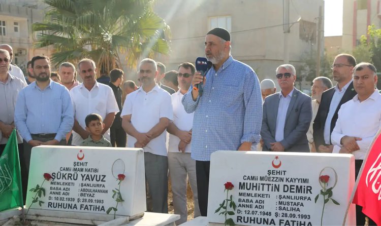 Şehid Molla Şükrü ve Şehid Molla Muhittin kabirleri başında anıldı