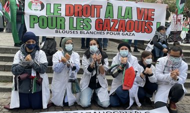 Paris’te Gazze ve Lübnan’a destek gösterisi düzenlendi