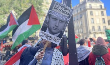 EuroPalestine Derneği Başkanı, Fransa'nın koşulsuz destek vererek İsrail'e "suç ortaklığı" ettiğini belirtti