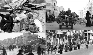 İsrail, Gazze'nin kuzeyinden zorla göç ettirilenlerin erkeklerini ayırıp esir alıyor