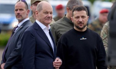 Almanya Başbakanı Scholz Ukrayna'da