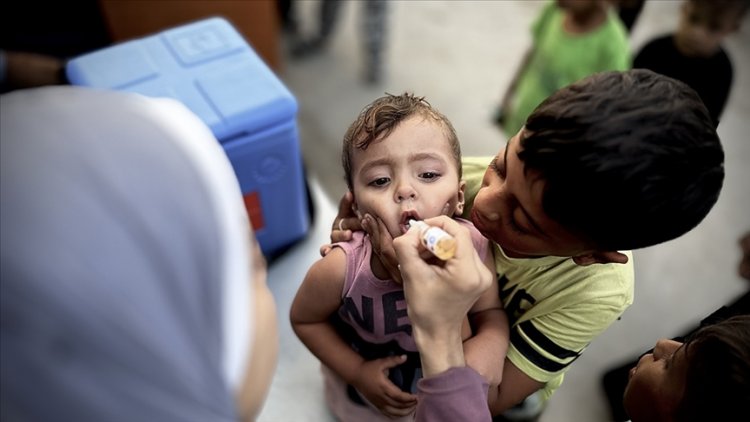 İsrail'in Gazze'nin kuzeyinde artan şiddeti çocuk felci aşı kampanyasına engel oldu