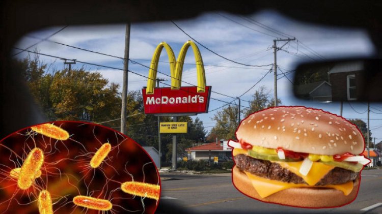 McDonald's hamburgerlerinde koli basili alarmı