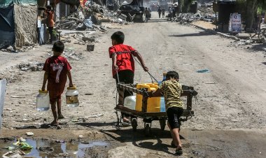 Gazze Belediyesi: Yerinden edilenlerin yüzde 60'ının suya erişimi yok