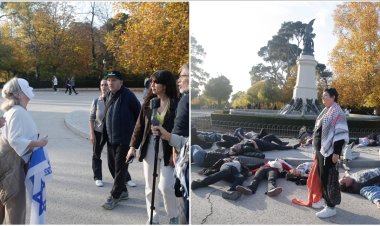 İspanya'daki Filistin'e destek gösterisinde, siyonist yanlısı provokasyon amacına ulaşamadı