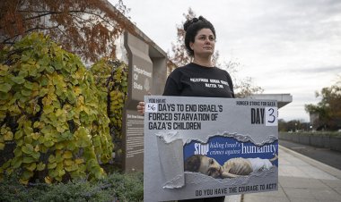 ABD'li aktivist, Gazze soykırımına karşı başlattığı açlık grevini sürdürüyor