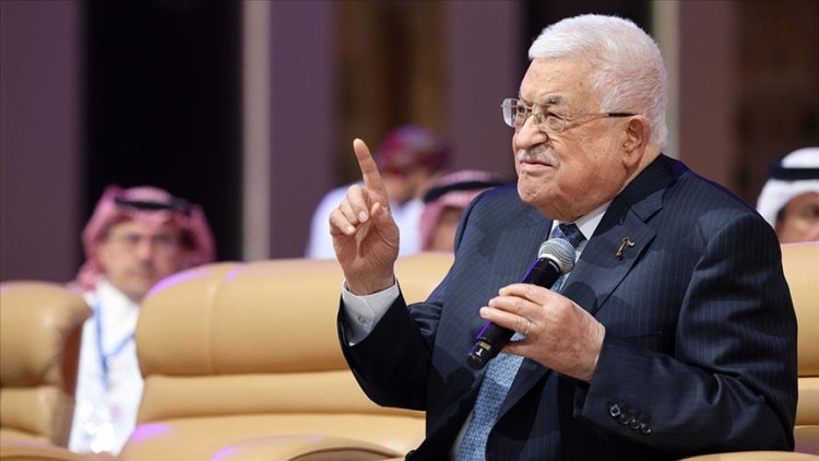 Abbas, adil barış için Trump ile çalışmaya hazır olduğunu söyledi