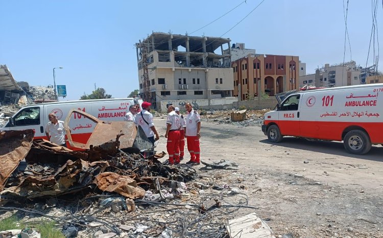 Gazze'de sivil savunma ve acil yardım araçları yakıt eksikliği yüzünden hizmet veremiyor