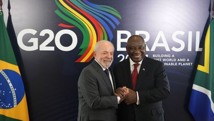 Brezilya, G20 Dönem Başkanlığını Güney Afrika'ya devretti