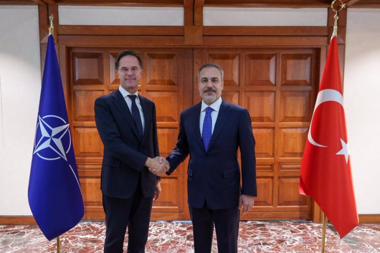 Dışişleri Bakanı Hakan Fidan, NATO Genel Sekreteri Rutte ile görüştü