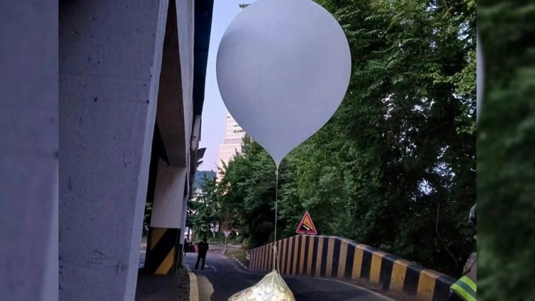 Kuzey Kore'nin çöp balonları Güney Kore semalarında