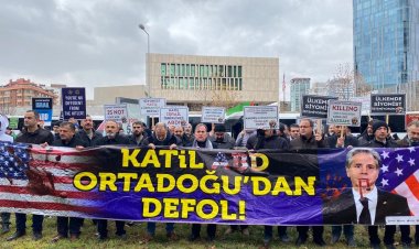 Emperyalist ABD Dışişleri Bakanı Blinken Ankara'da protesto edildi