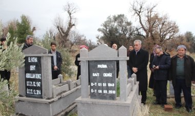 Şehid Abdullah Deniz kabri başında yâd edildi