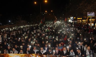 Diyarbakır'da halkın yoğun katılımıyla Gazze için yürüyüş düzenlendi