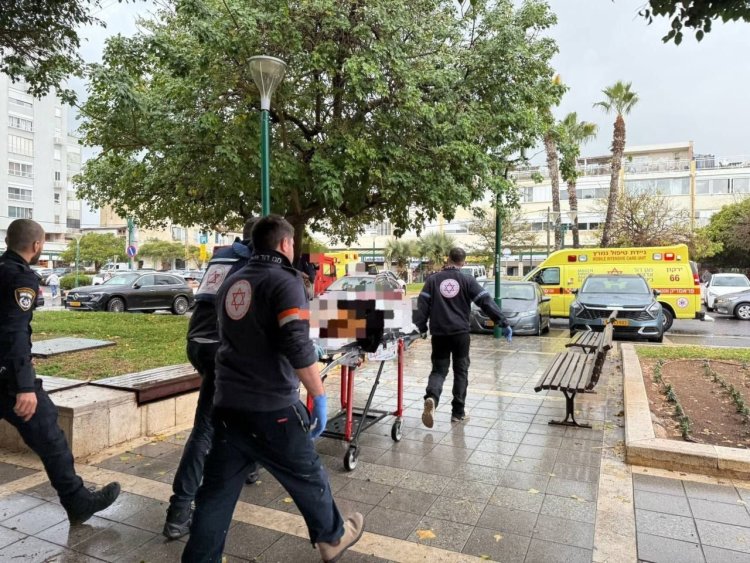 Tel Aviv yakınlarındaki Herzliya'da direniş eylemi