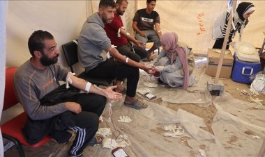 Batı Şeria'da Gazze için 3 binden fazla ünite kan bağışı toplandı