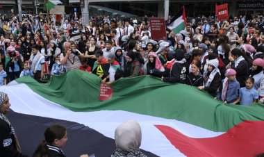 Eylemcilerden Avustralya hükümetine: Baskılara rağmen Filistin'e destek gösterileri devam edecek!