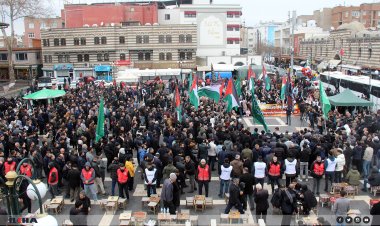 Diyarbakır haykırdı: Kudüs özgürleşecek, Gazze bunun müjdesidir