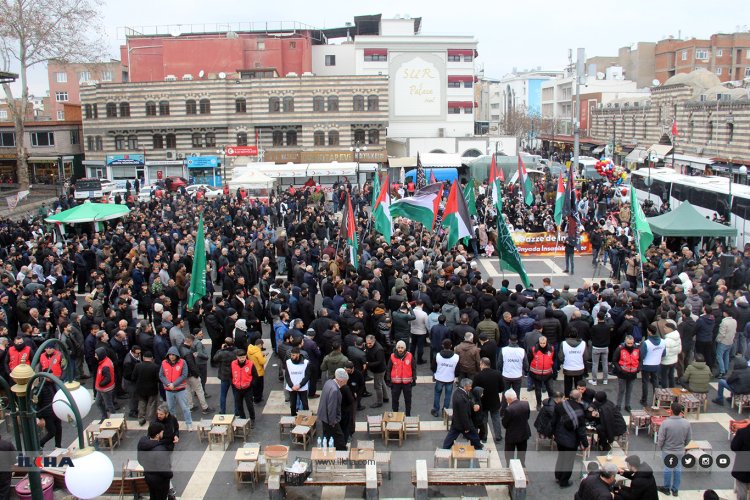 Diyarbakır haykırdı: Kudüs özgürleşecek, Gazze bunun müjdesidir