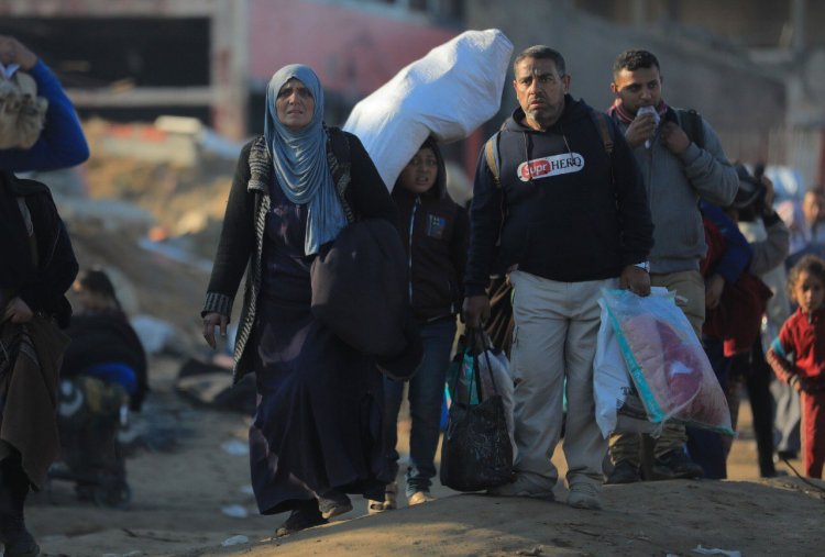 BM: 376 binden fazla Filistinli Gazze'nin kuzeyine döndü