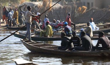 Afrika'nın can damarı Çad Gölü kurumaya devam ediyor