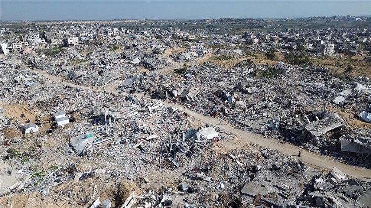 Gazze'nin Beyt Lahiya kenti tamamen harap olmuş