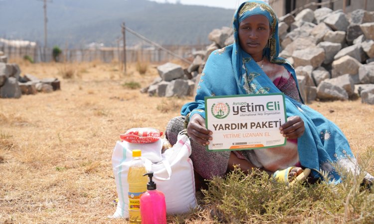 Avrupa Yetim Eli'nden Etiyopya'da gıda yardımı