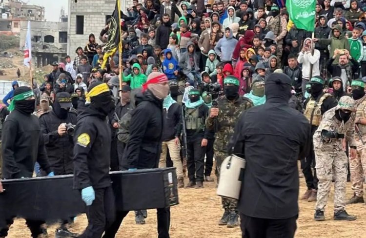 Hamas, İsrail saldırısında ölen 4 İsrailli esirin cenazesini teslim etti