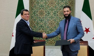 Suriye Cumhurbaşkanı Şara ile Ferhad Abdi Şahin anlaşma imzaladı