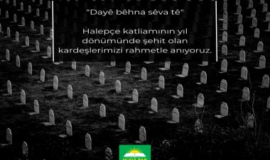 Yapıcıoğlu: Halepçe Katliamı insanlık tarihinin kara lekesidir