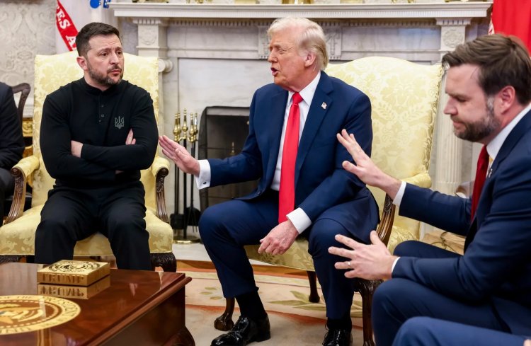 Trump ile Zelenskiy, Oval Ofis'te kameralar önünde tartıştı