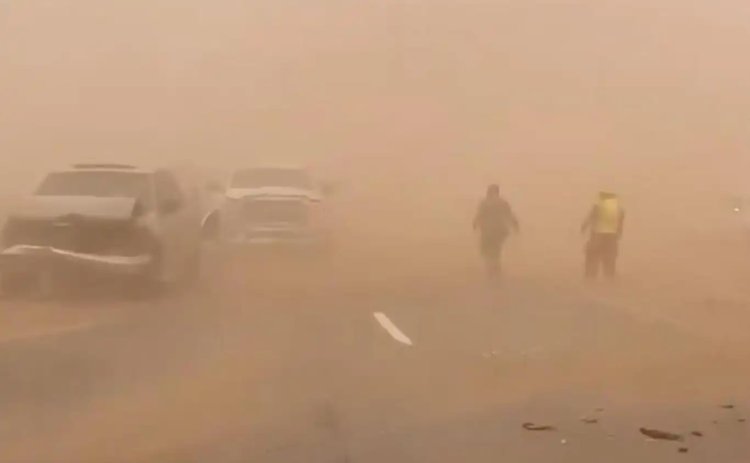 ABD'de kum fırtınası trafik kazalarına yol açtı: 2 yaralı