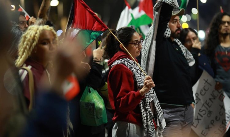 Meksika'da İsrail'in Gazze'ye saldırıları protesto edildi