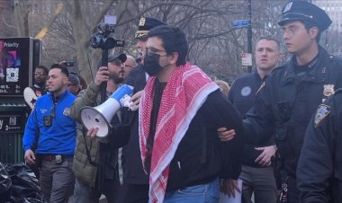 ABD'nin Washington Üniversitesi'nde Filistin'e destek veren yaklaşık 30 göstericiye gözaltı