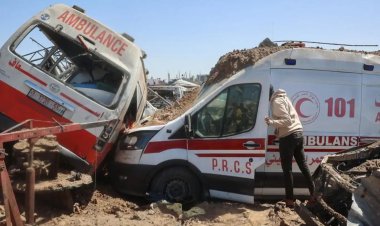 Gazze'de kurtarma araçlarının yüzde 75'i hizmet dışı kaldı