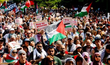 Brüksel'de 80 bin kişi Gazze için yürüdü: İşgal ve soykırıma karşı öfke büyüyor