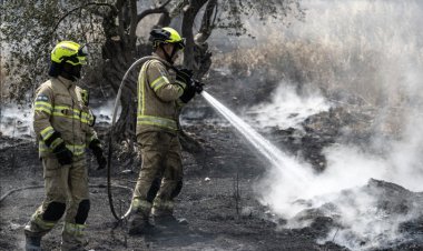 Batı Kudüs'te çıkan yangının yerleşim yerlerine sıçrama riski olduğu bildirildi