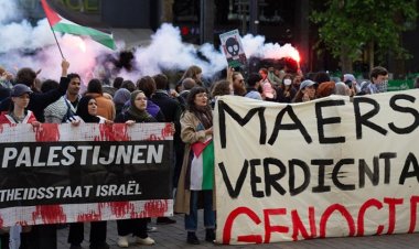 Hollanda'da, İsrail'den gelen F-35 parçaları taşıyan gemi protesto edildi