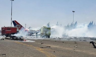 İşgalci İsrail, Sana Havalimanı’na 4 hava saldırısı düzenledi